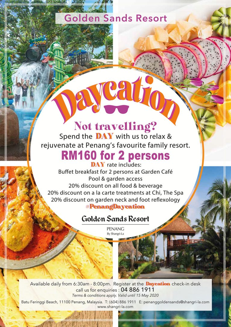 Shangri-la's Rasa Sayang Resort & Spa and Golden Sands Resort unique promo