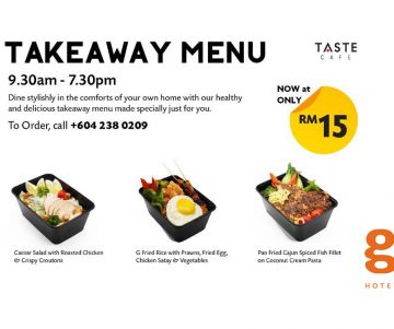 Takeaway delights by G Hotel