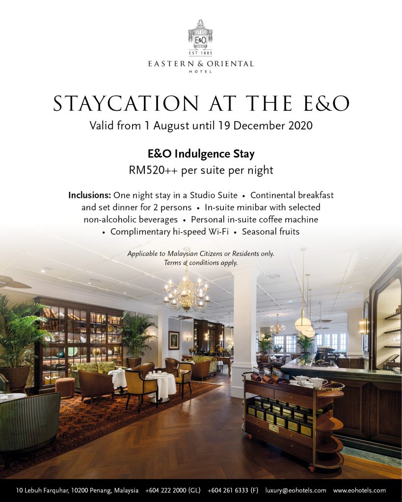 E&O Indulgence Stay