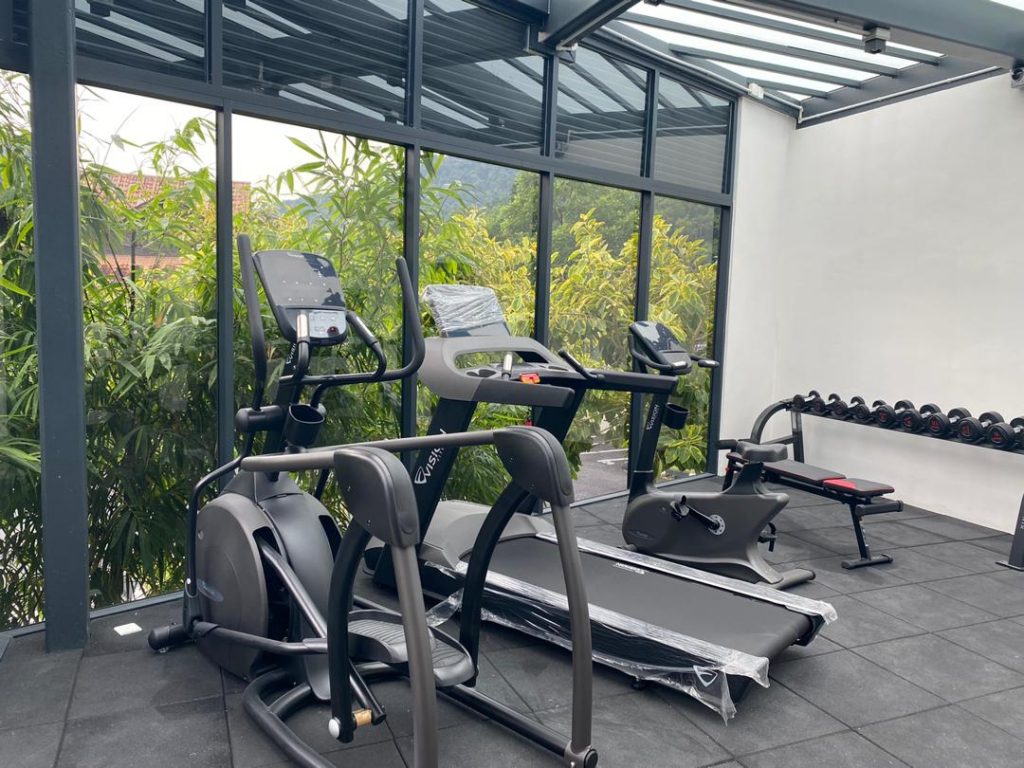 Gym facilities.