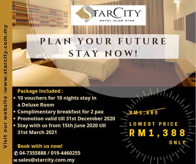 StarCity Hotel room promo