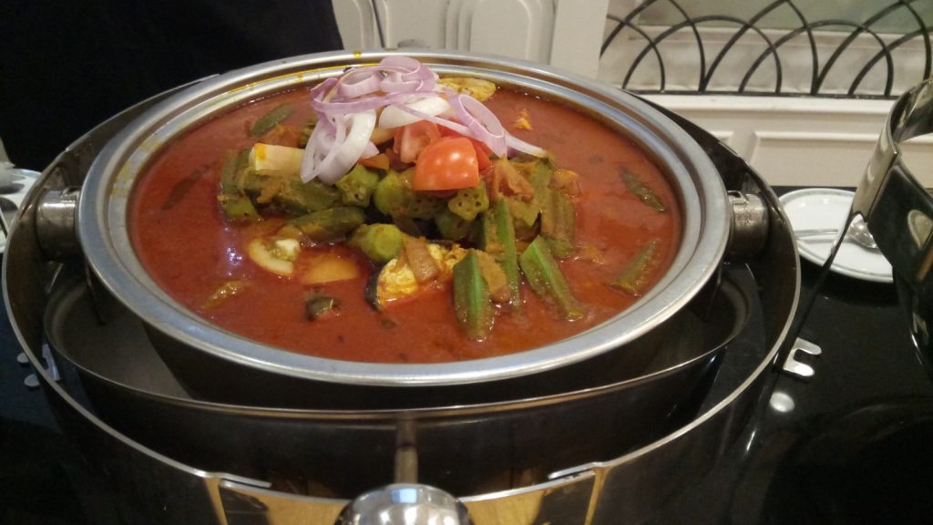 Authentic fish curry.