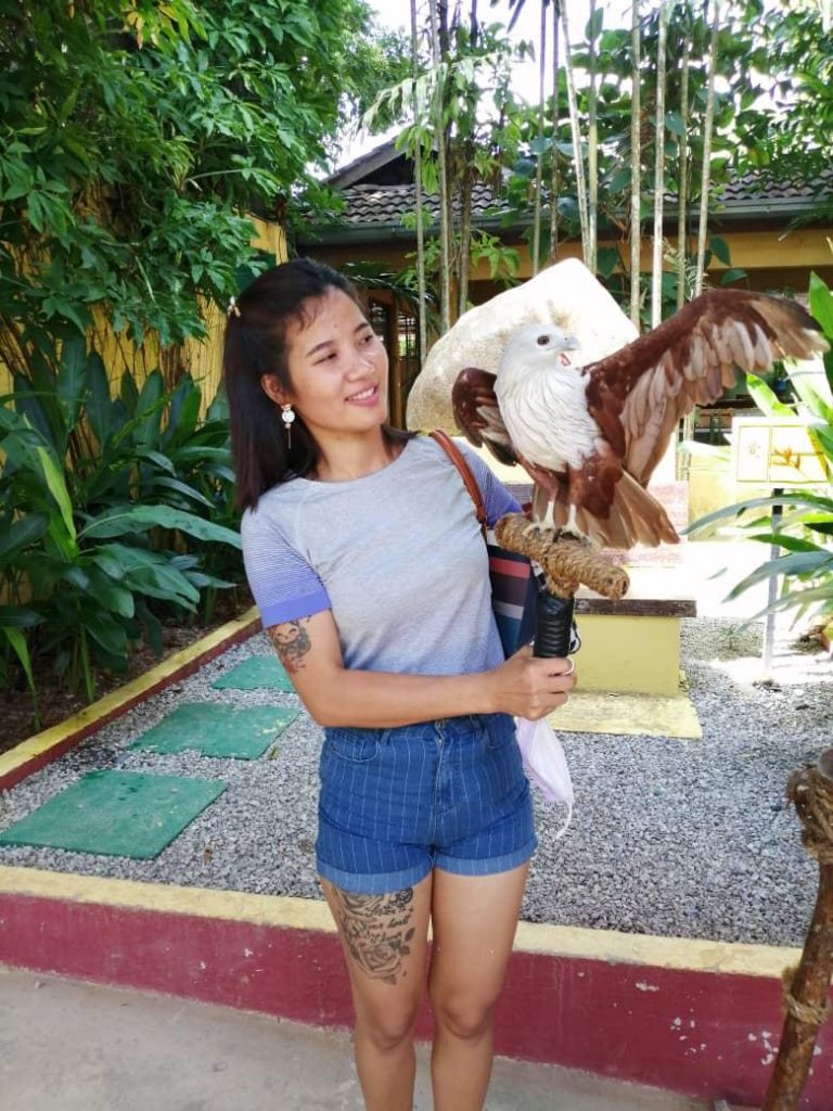 This eagle is the pride of Langkawi.