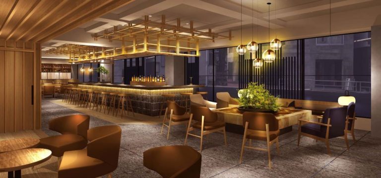 Guests will find plenty of space to work, rest, and play at ASAI Kyoto Shijo’s vibrant communal hub (1)
