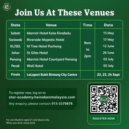 Join Us at These Venues