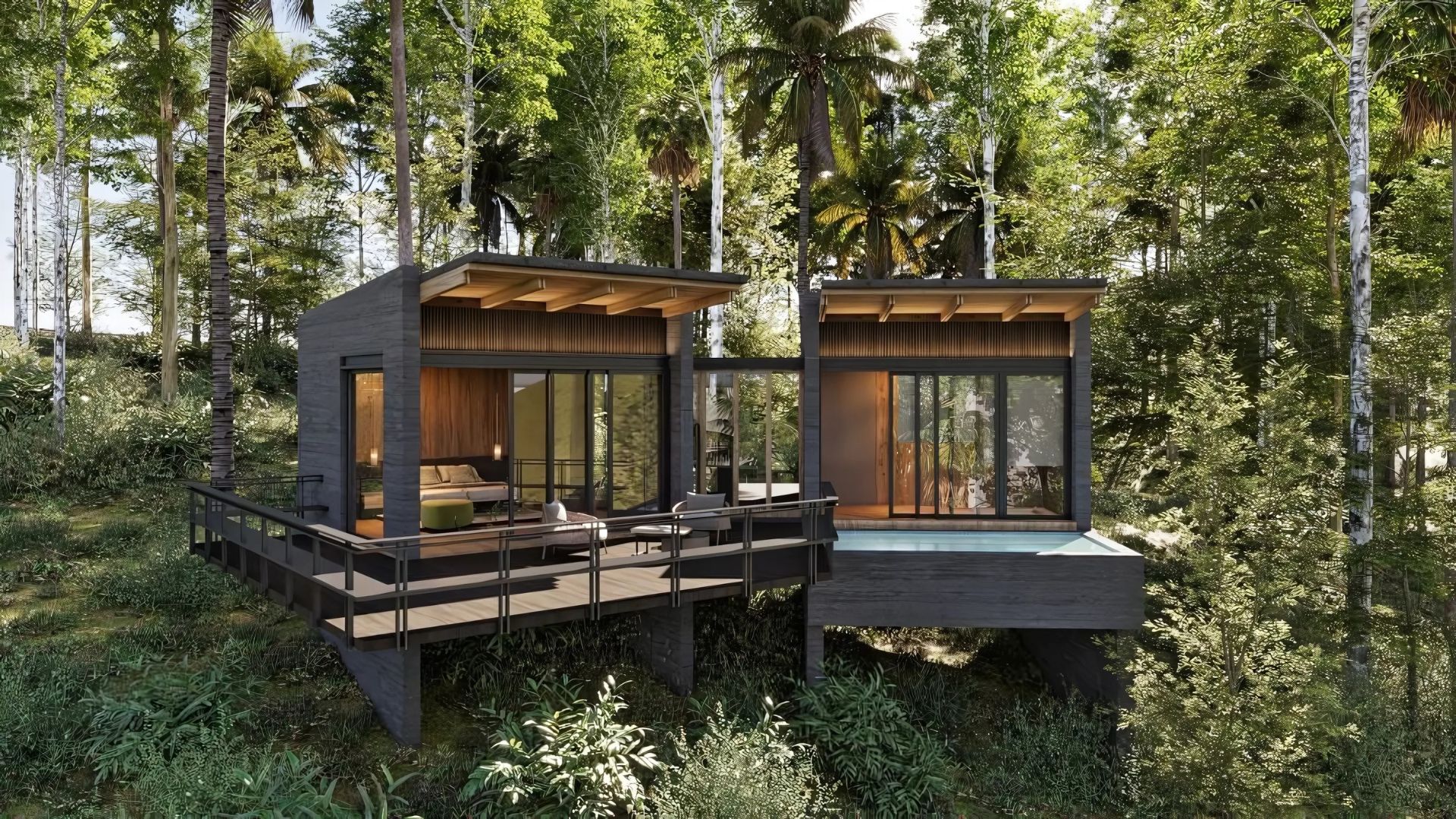 Guests can unwind in a serene, nature-infused escape