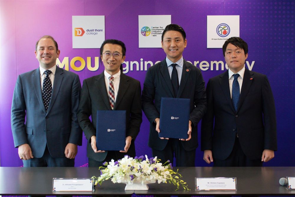 Dusit Thani College Signs MOU to Advance Thai Talent in Japan’s Hospitality Sector
